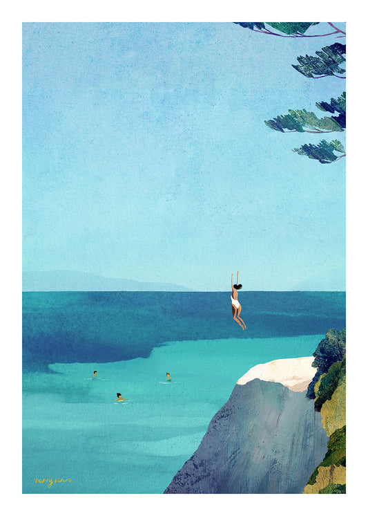 Art de paysage Leap - sea swimming adventure