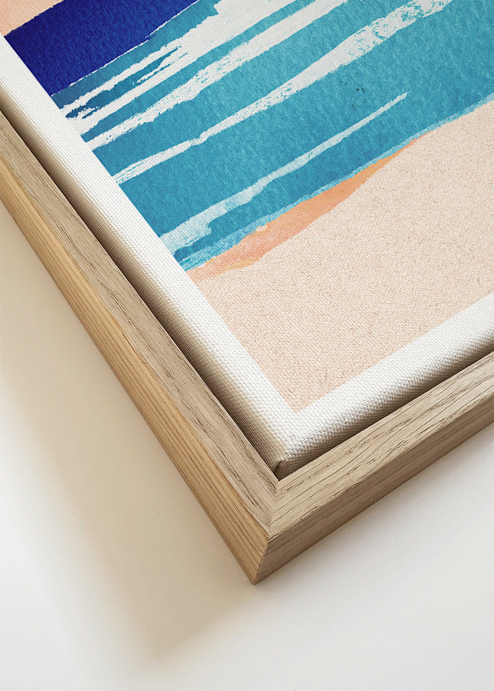 Art de paysage Ocean sunset- minimalist painting