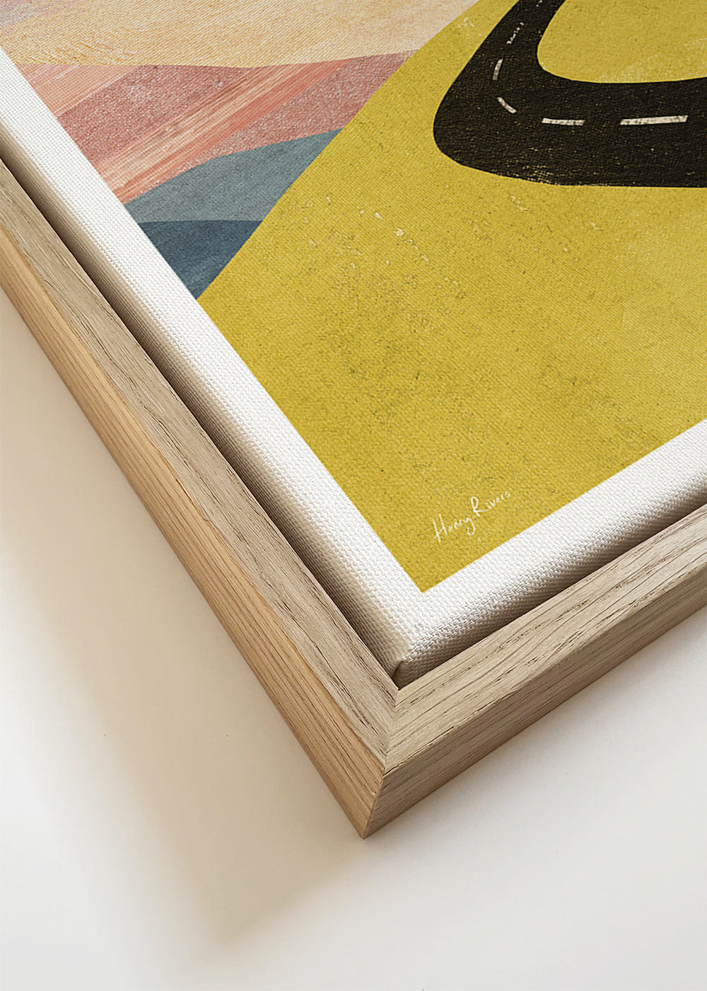 Art de paysage Cycling in the mountains