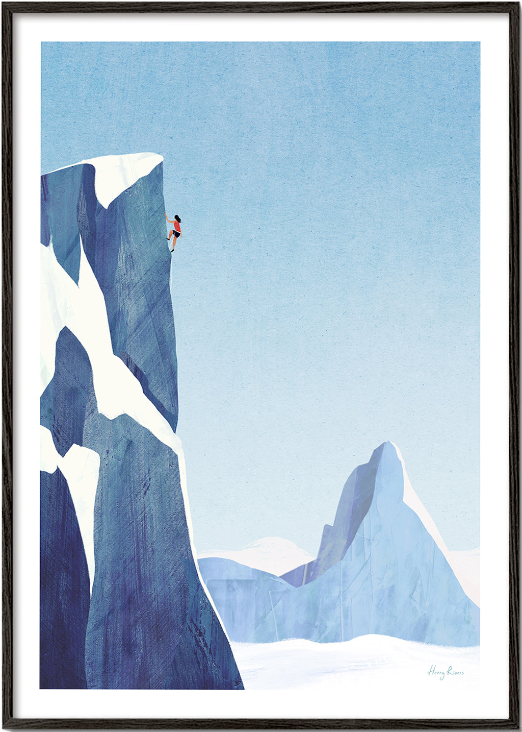 Art de paysage Mountain climbing adventure