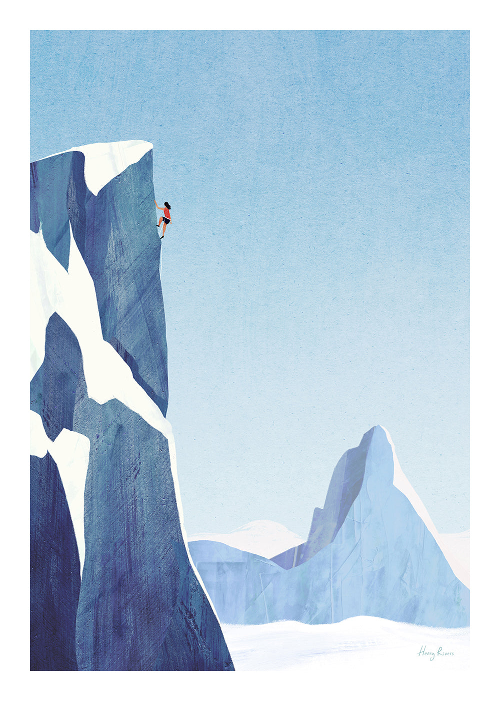 Art de paysage Mountain climbing adventure