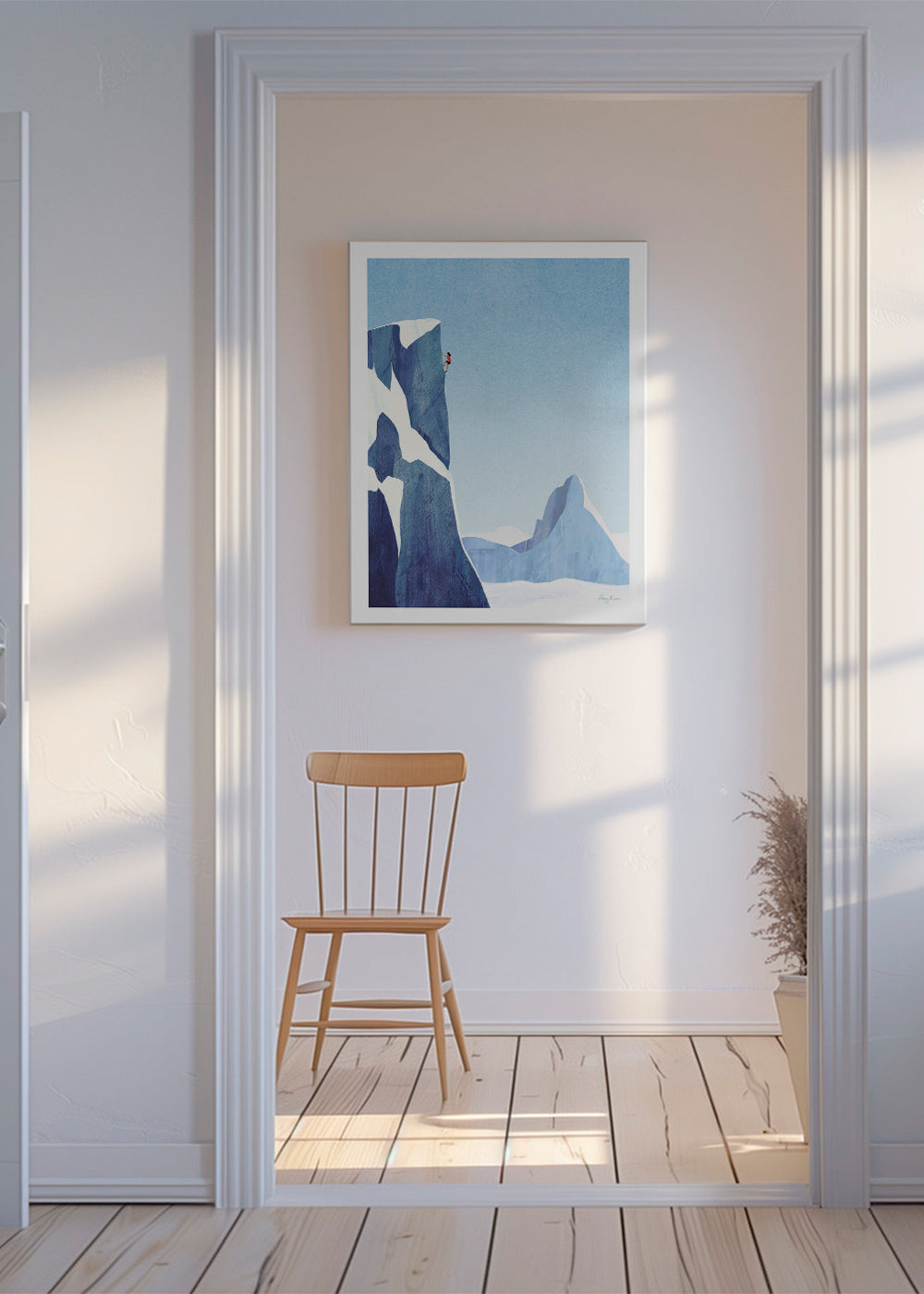 Art de paysage Mountain climbing adventure