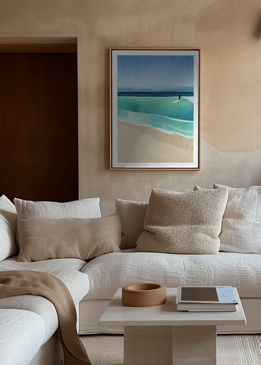 Art de paysage Surfing the perfect wave