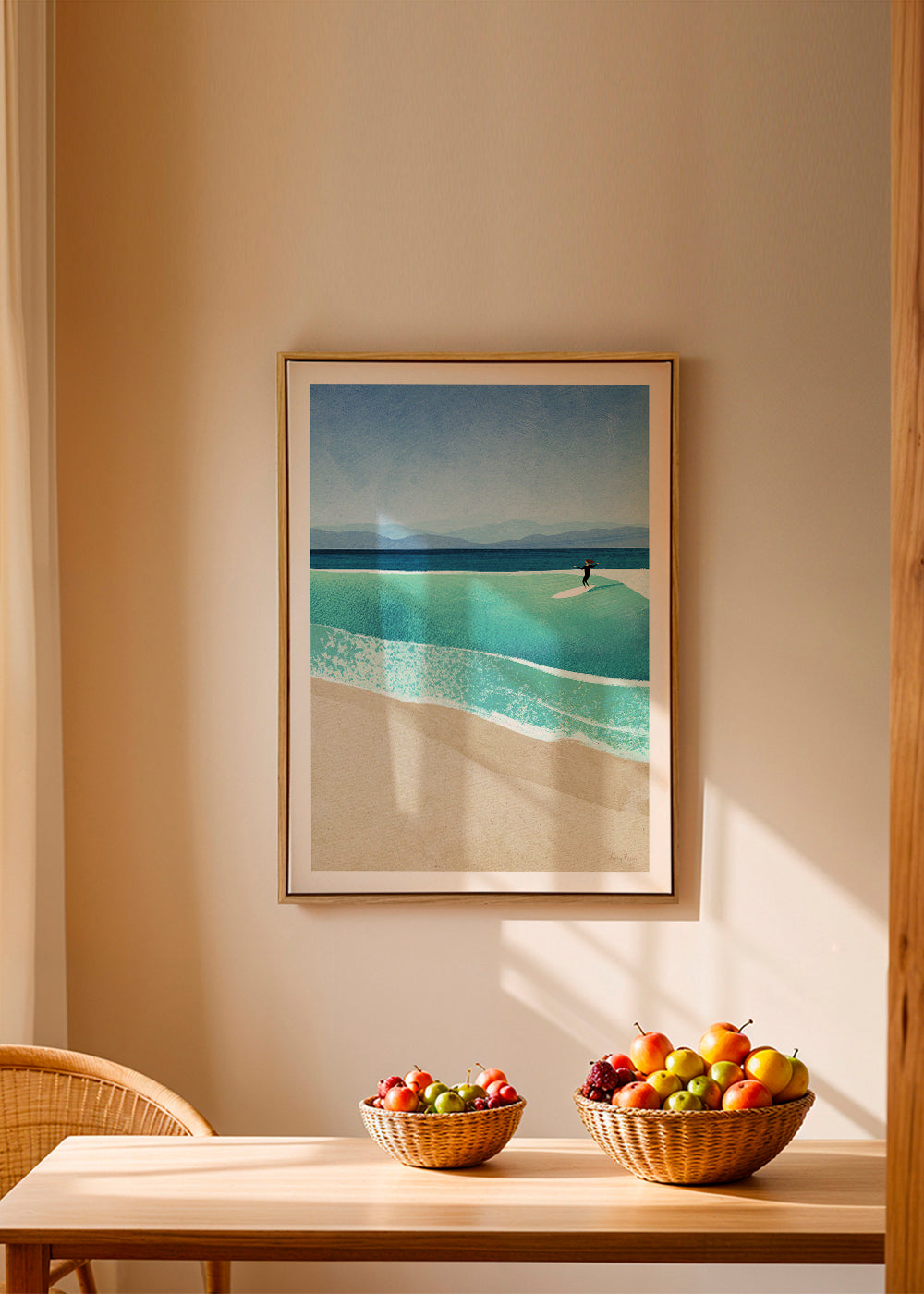 Art de paysage Surfing the perfect wave