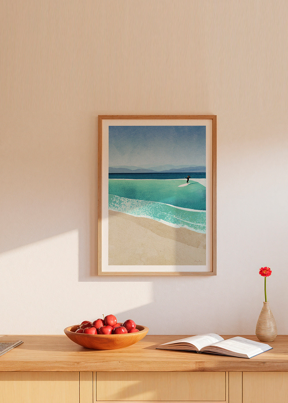 Art de paysage Surfing the perfect wave