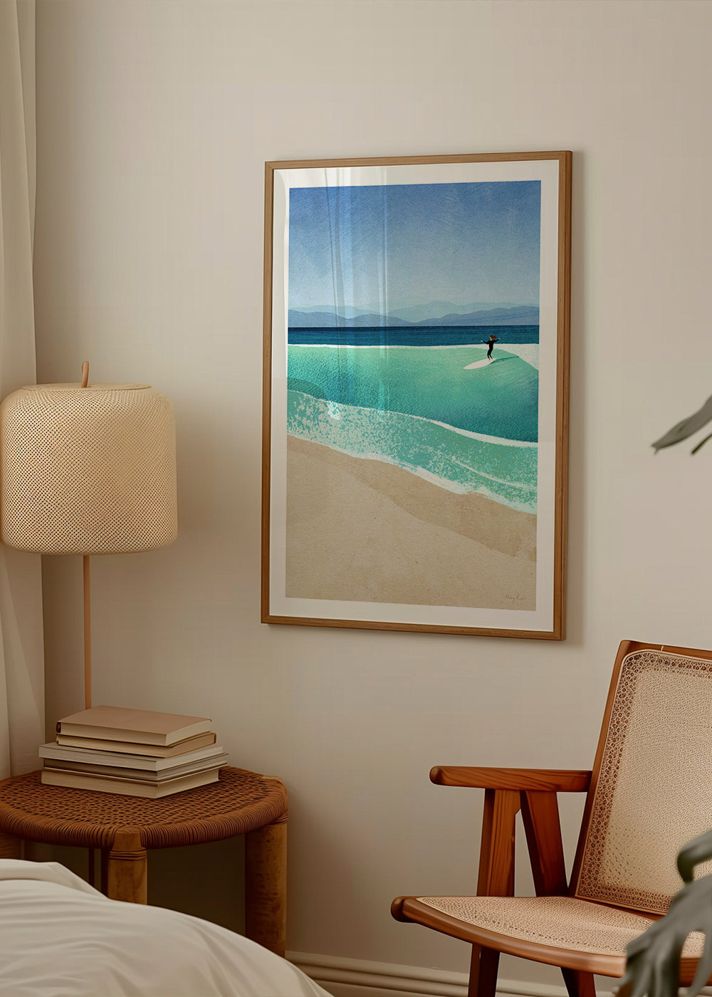 Art de paysage Surfing the perfect wave