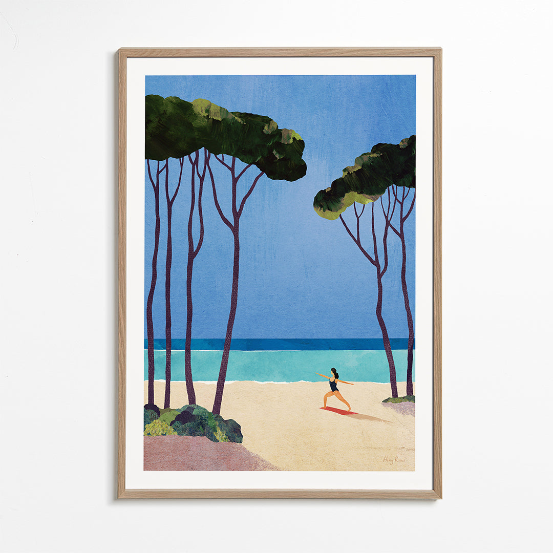 Art de paysage Beach yoga