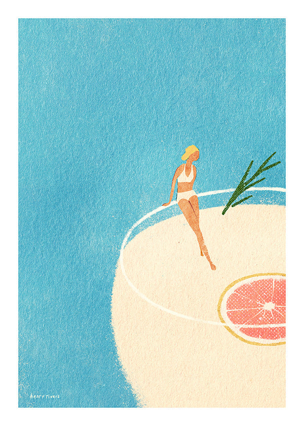Art de cuisine Gin Tonic illustré avec figura