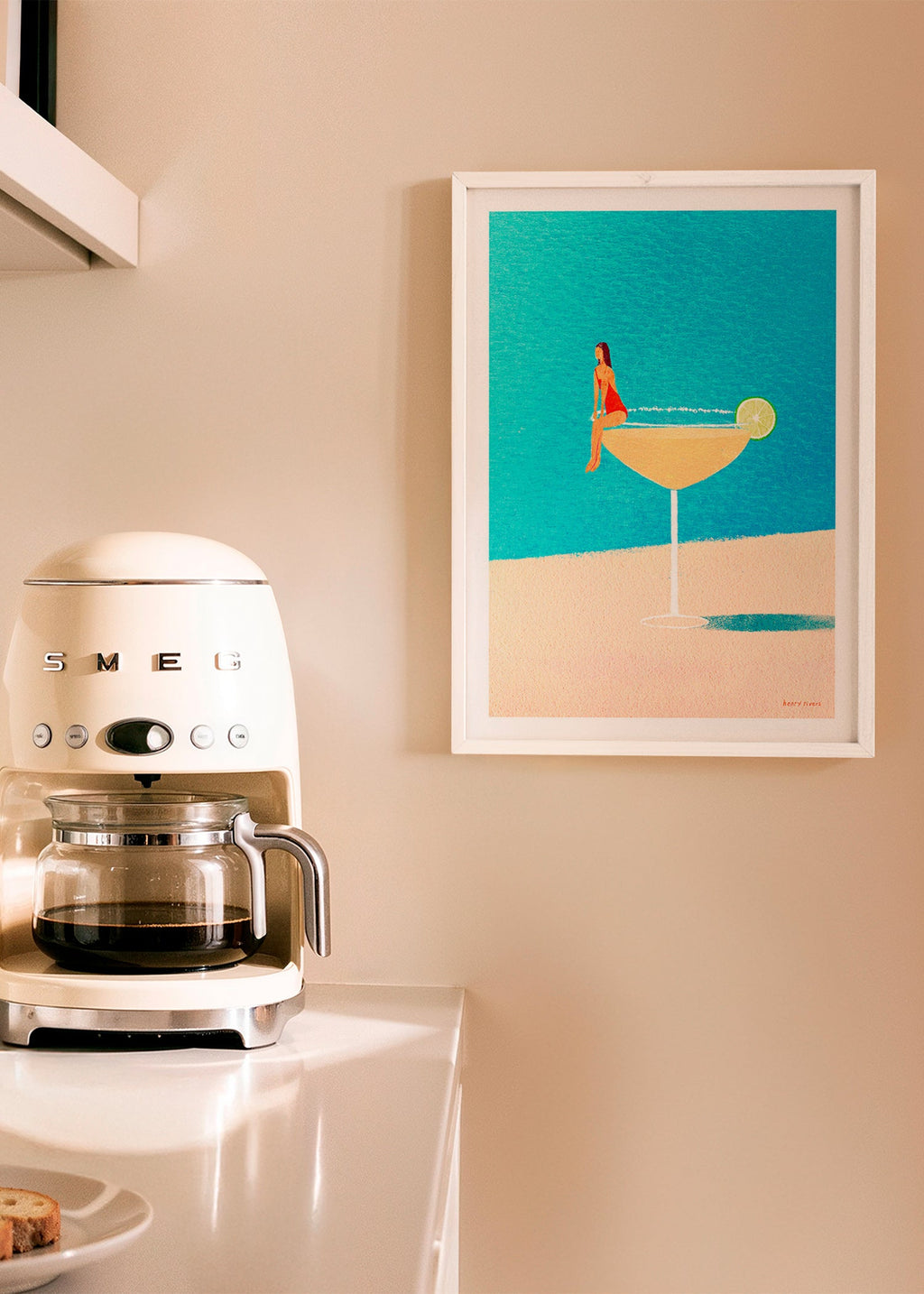 Art de cuisine: Margarita en verre illustrée – Product2
