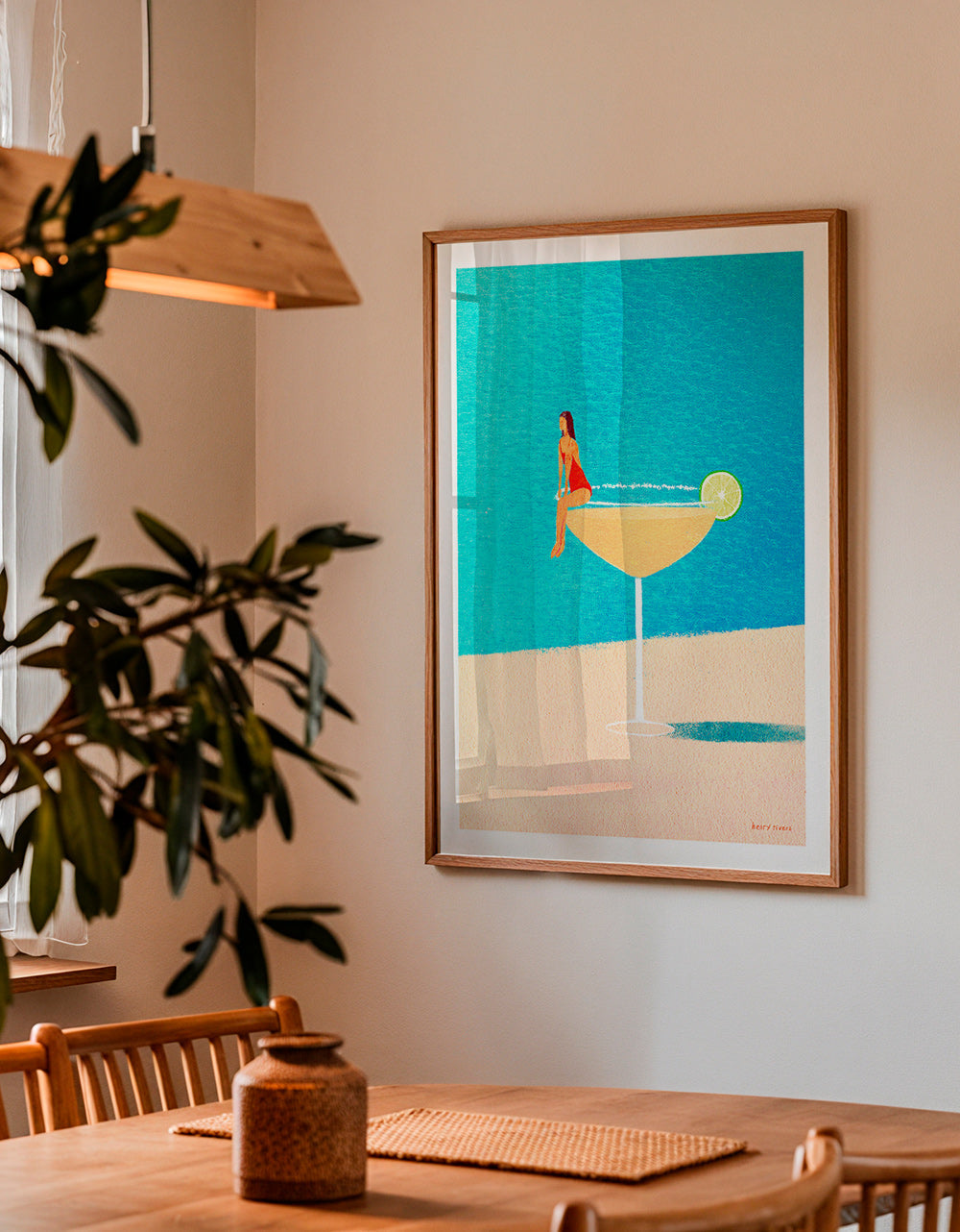 Art de cuisine: Margarita en verre illustrée – Product3