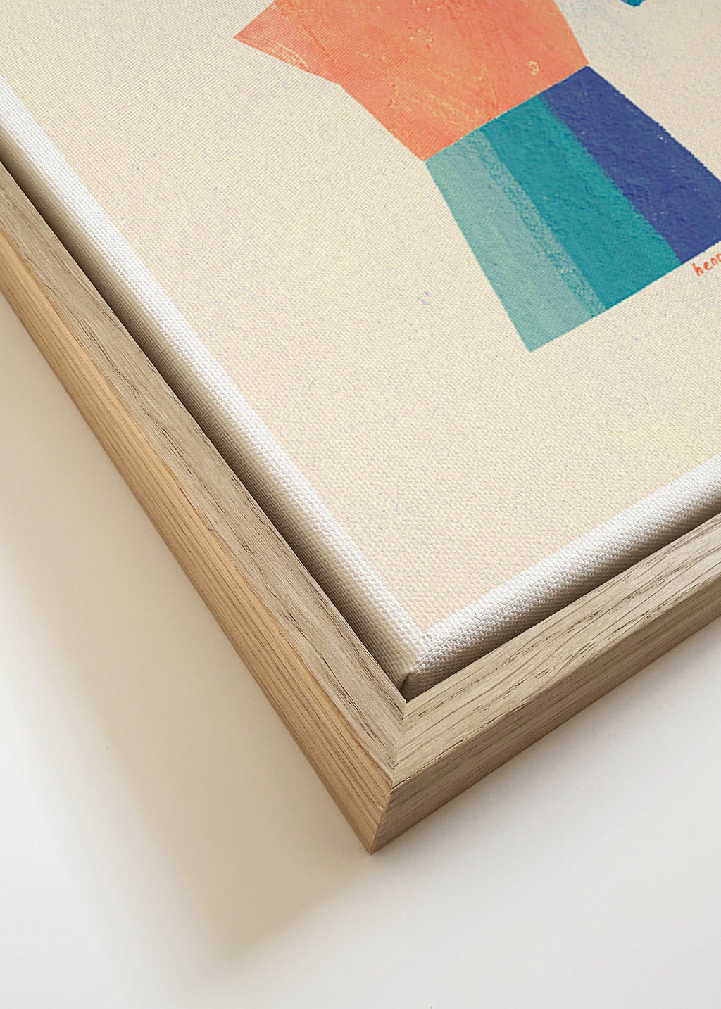 Art de cuisine: moka et silhouette ludique – Canvas detail