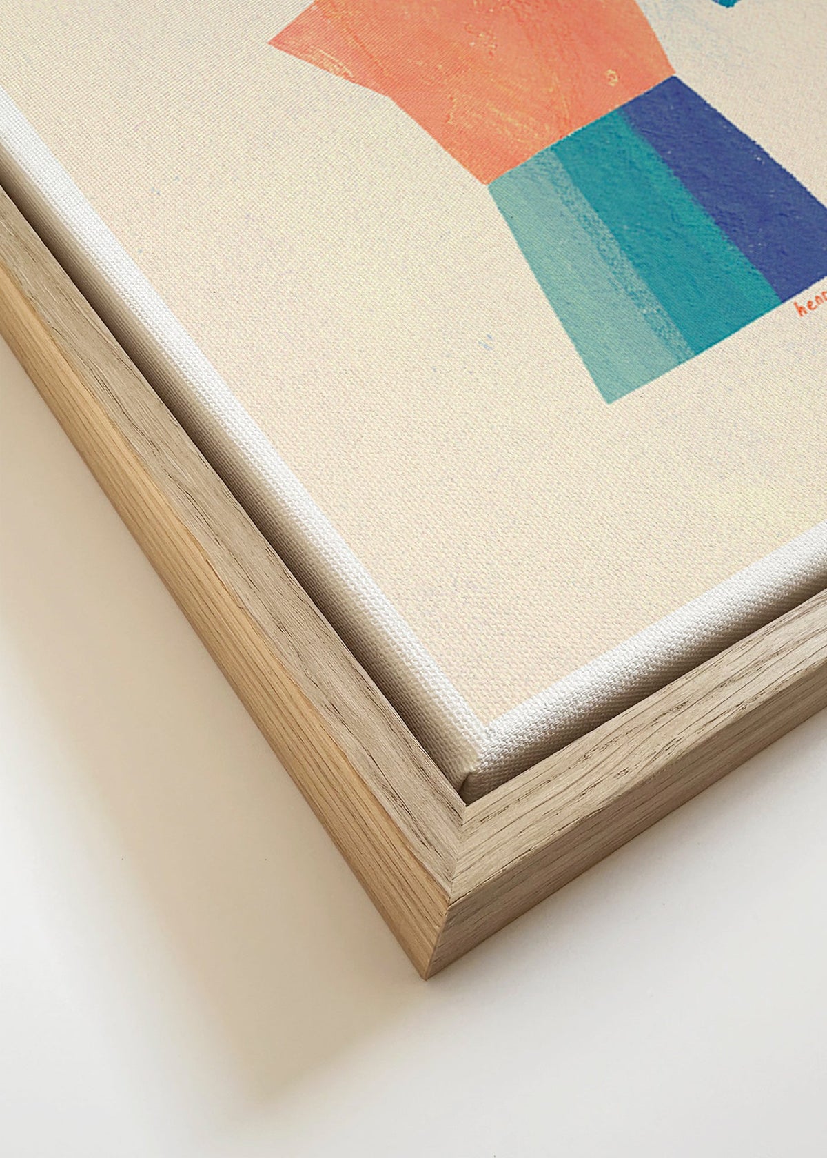 Art de cuisine: moka et silhouette ludique – Canvas detail