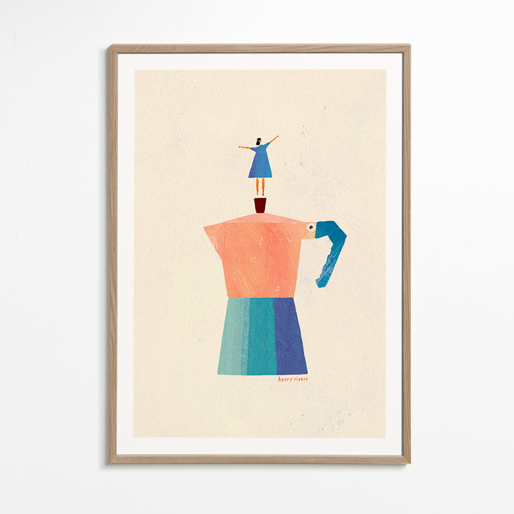 Art de cuisine: moka et silhouette ludique – Oak Frame