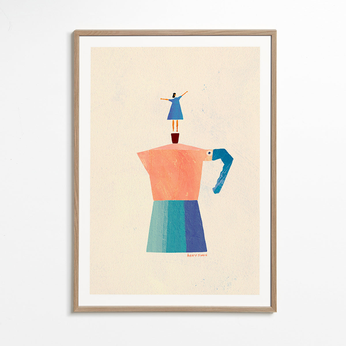 Art de cuisine: moka et silhouette ludique – Oak Frame