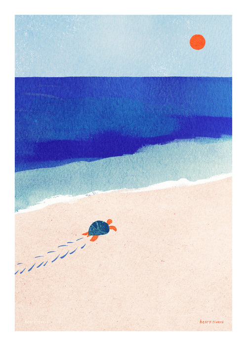 Following the sun - Unframed art print