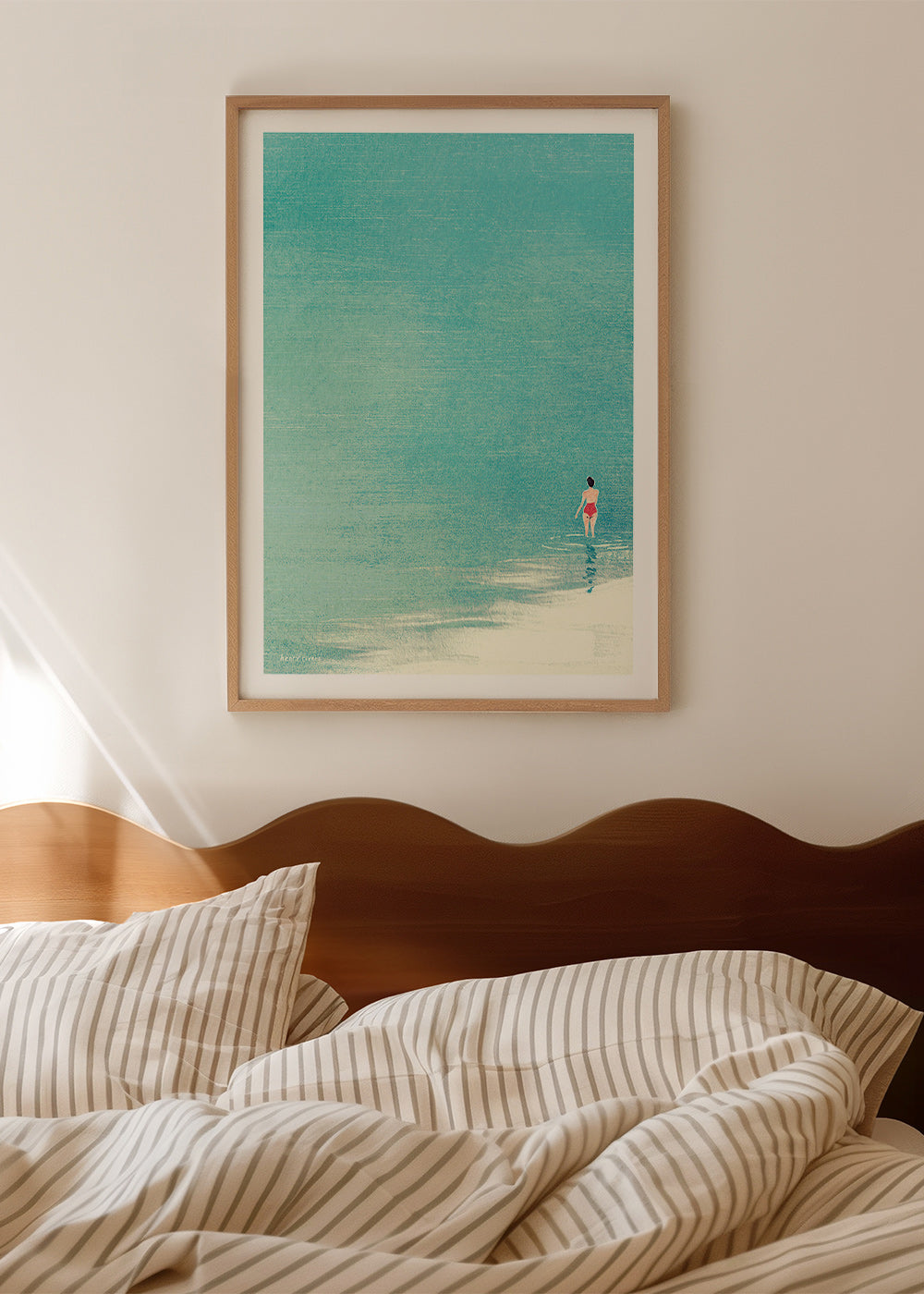 Art de paysage : baigneuse en horizon serein – Product2