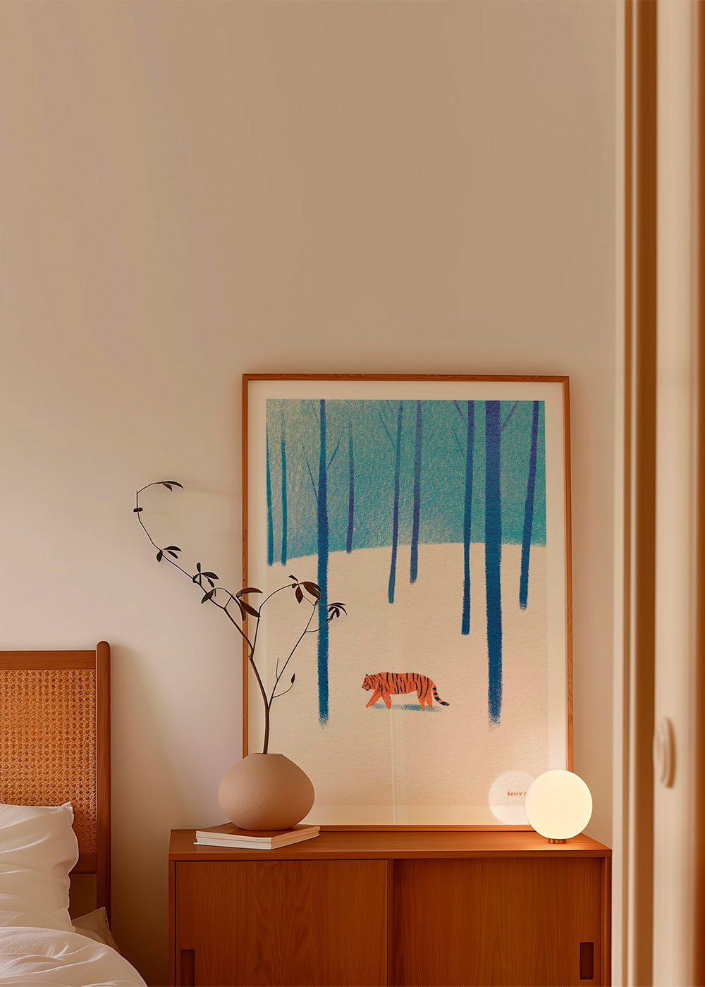 Œuvre tigre dans la neige – Product1