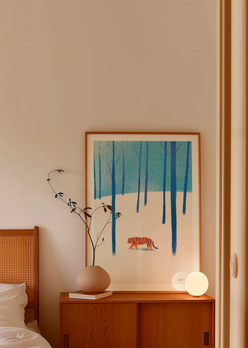 Œuvre tigre dans la neige – Product1