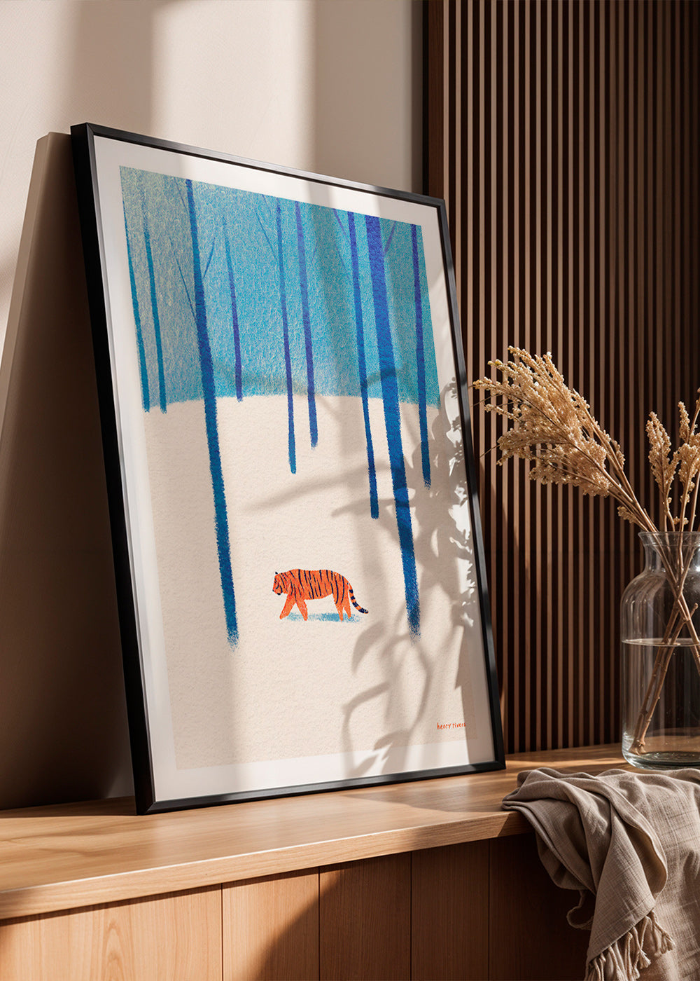 Œuvre tigre dans la neige – Product2