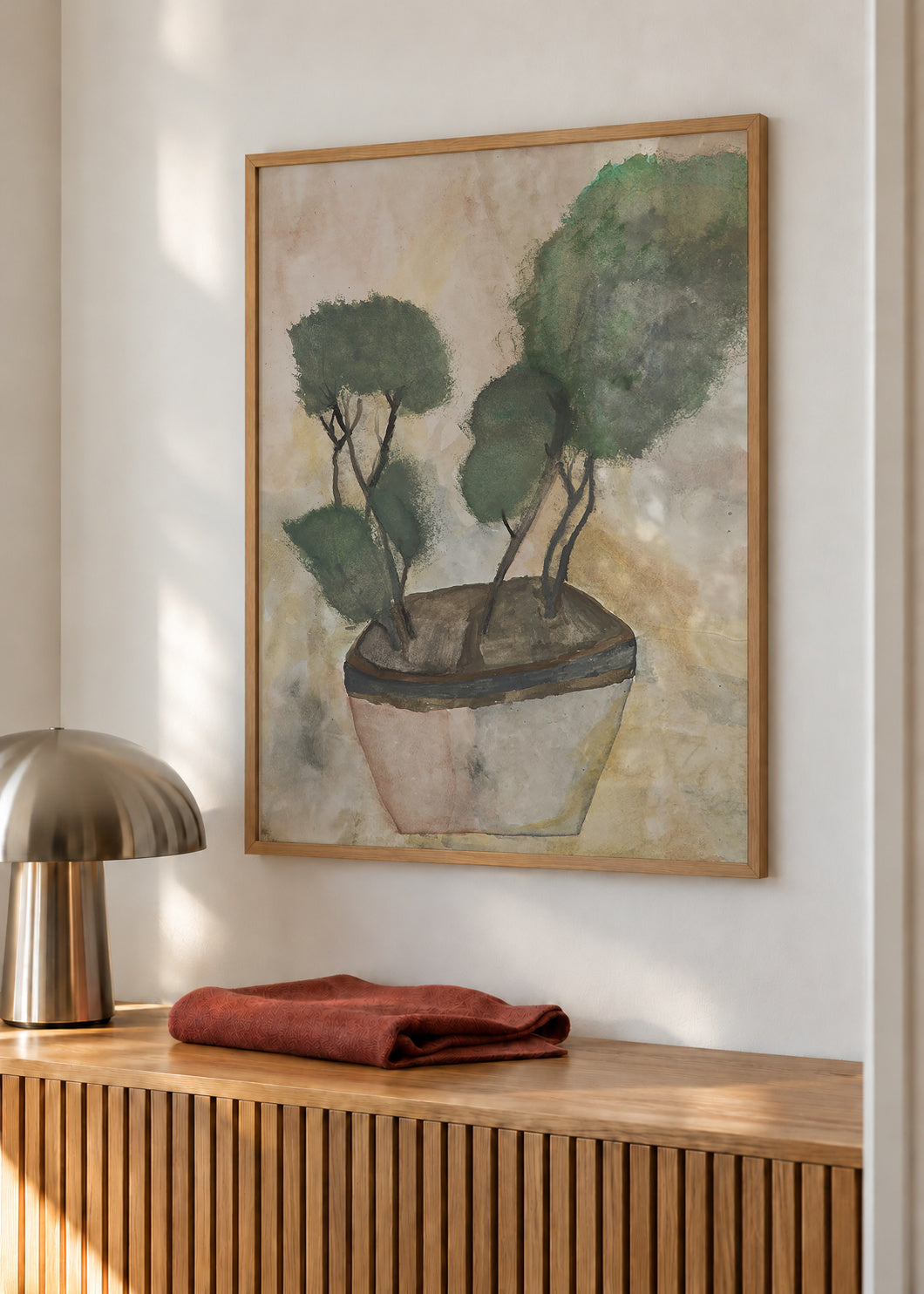 Un quadre imponent - Aina Fuster - Framed poster in an interior