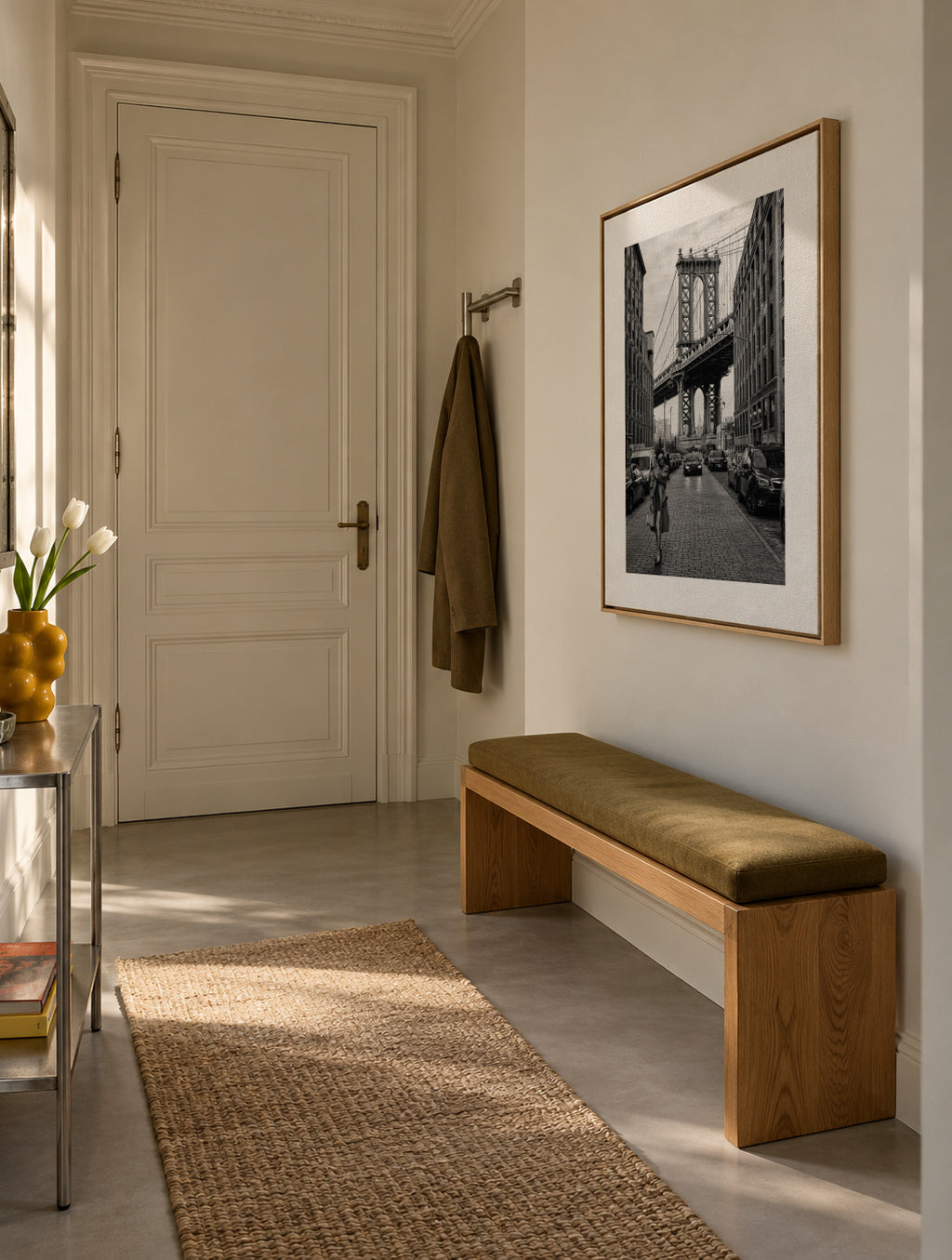 Oblivious - Framed canvas in an interior
