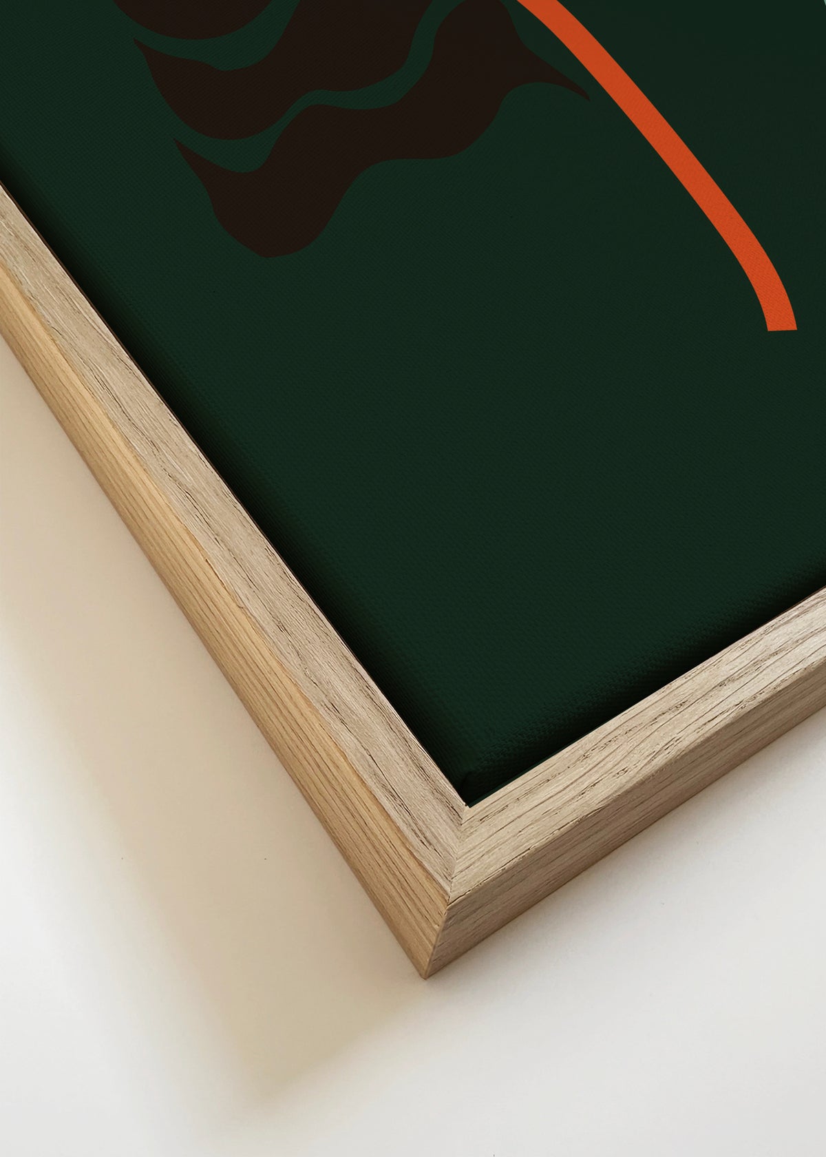The Illustrated Book Of Wild Flowers Vol.2 Green - Framed canvas detail
