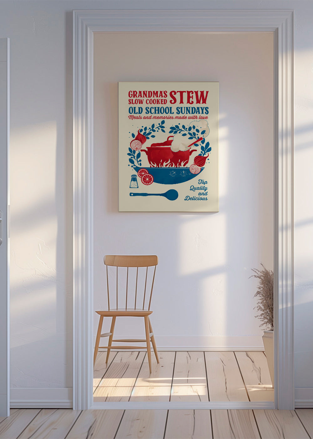 Grandmas Stew kitchen print - Dionisis Gemos 