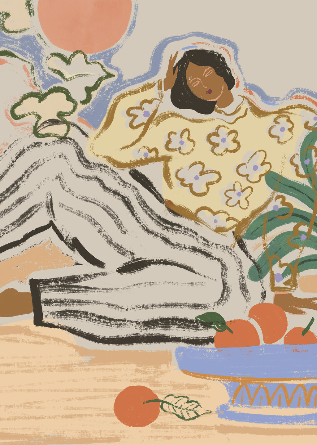 Lazydays - Unframed art print