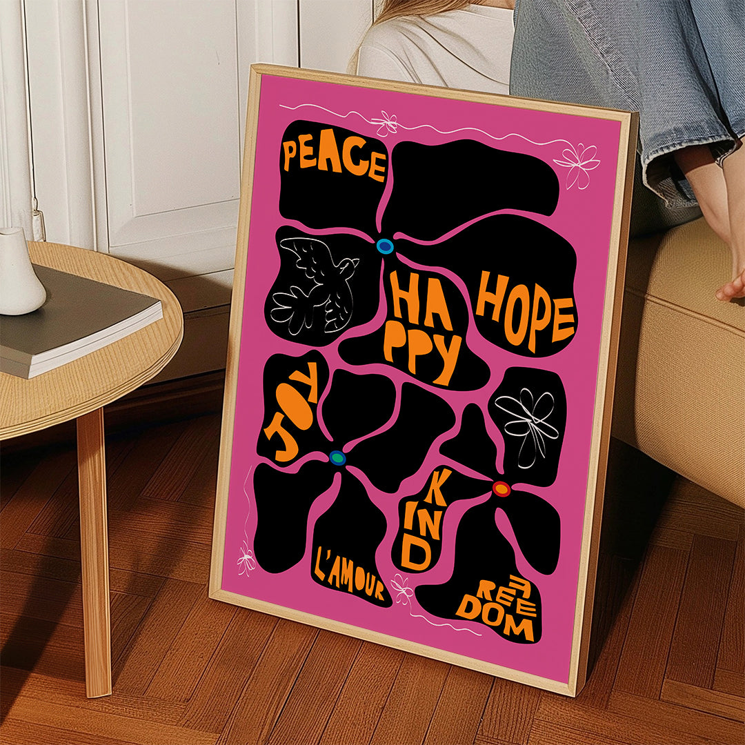 Flower of the Time - Purple - Frances Collett 