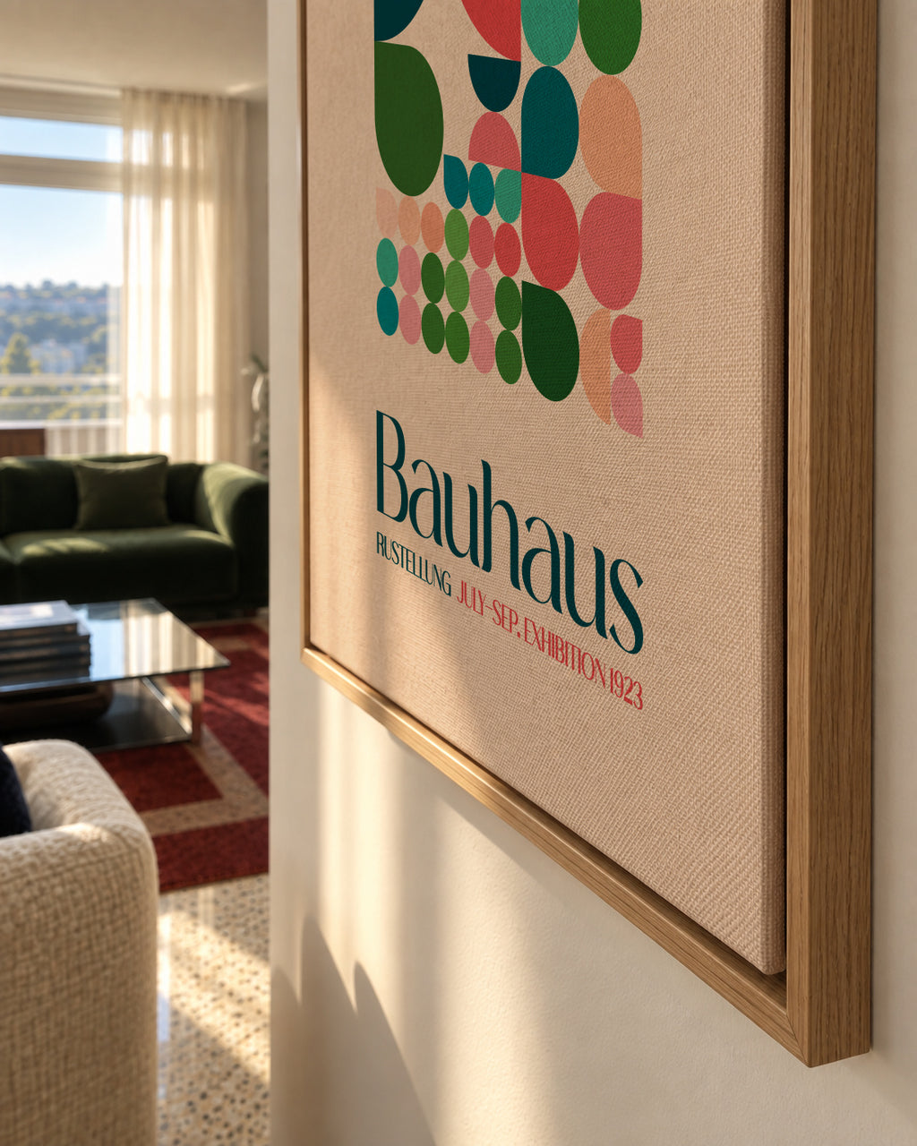 Bauhaus Kutular 2 - Framed canvas detail