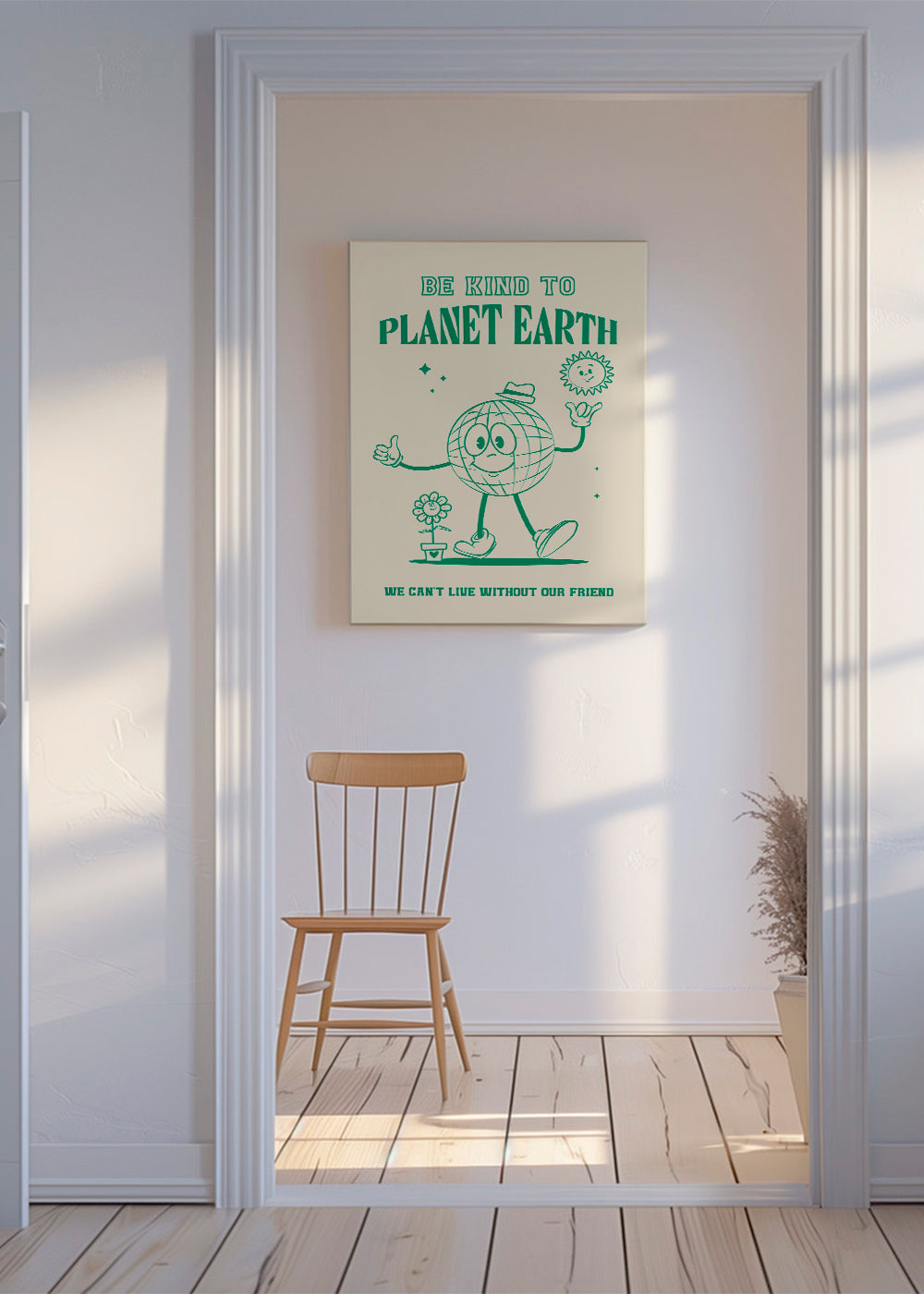 Be Kind Planet Earth - Oju Design 