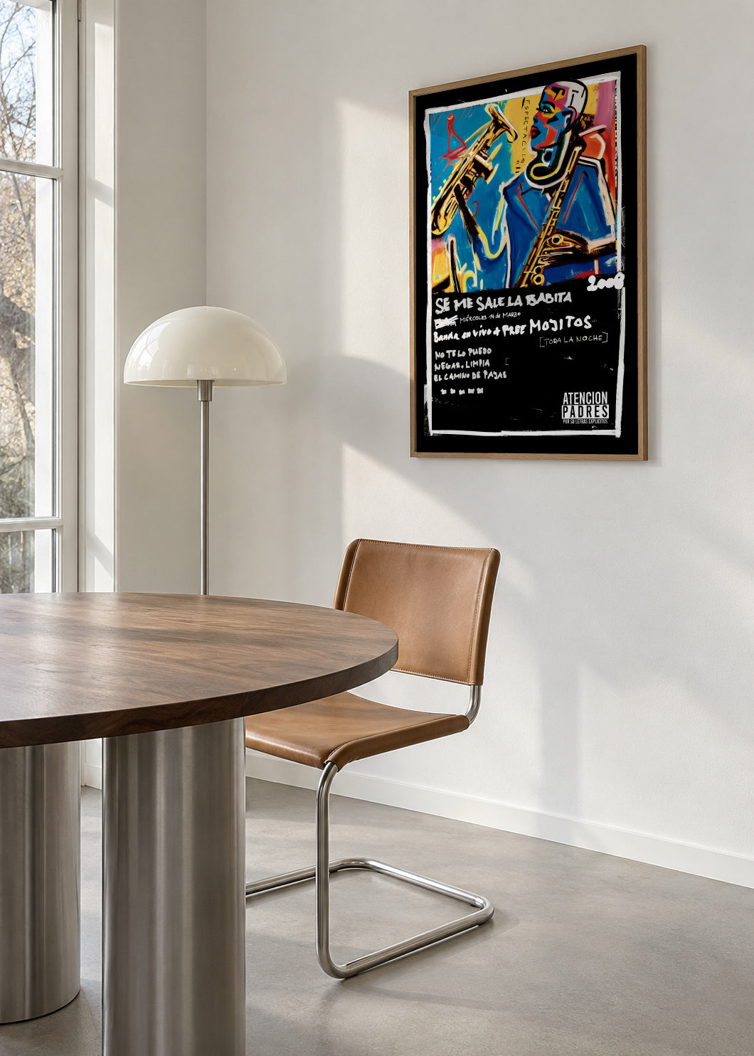 Se Me Sale - Framed poster in an interior