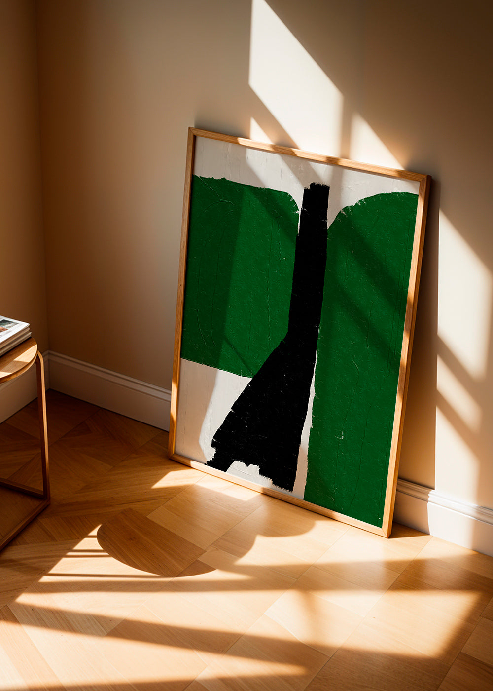 Green Black Oil Abstract - THE MIUUS STUDIO