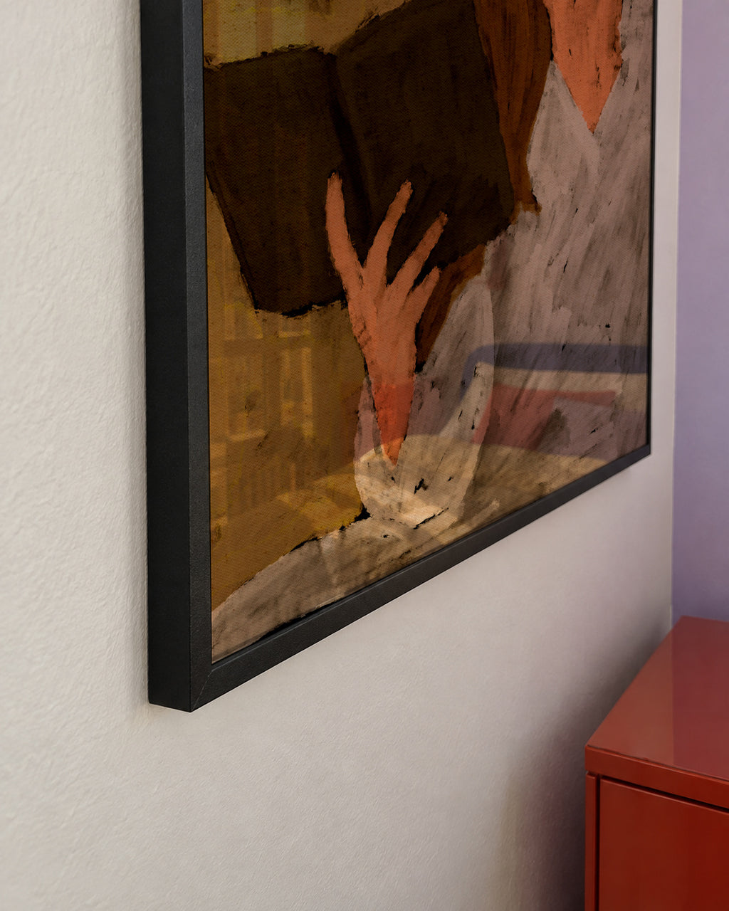 Book lover 1 - Framed poster detail