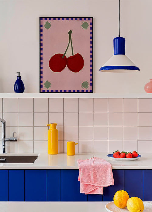 Lush duo 1 - Framed poster in an interior