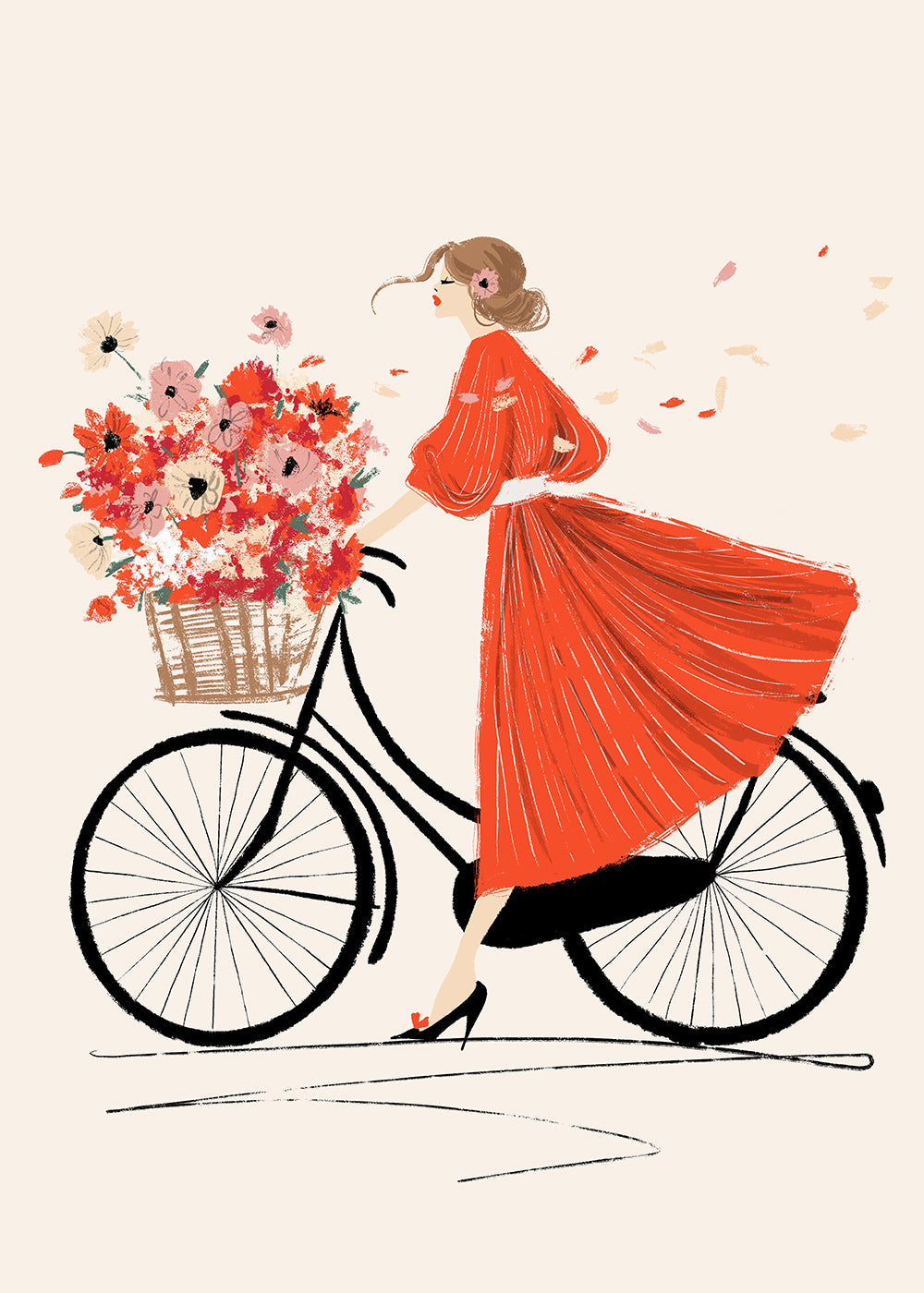 Ilustración À bicyclette_cap