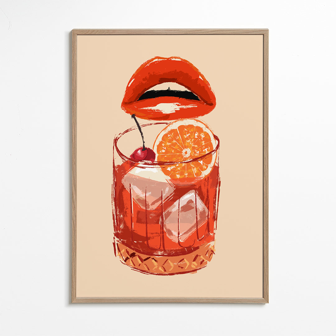 Ilustración Old fashioned cocktail_wf