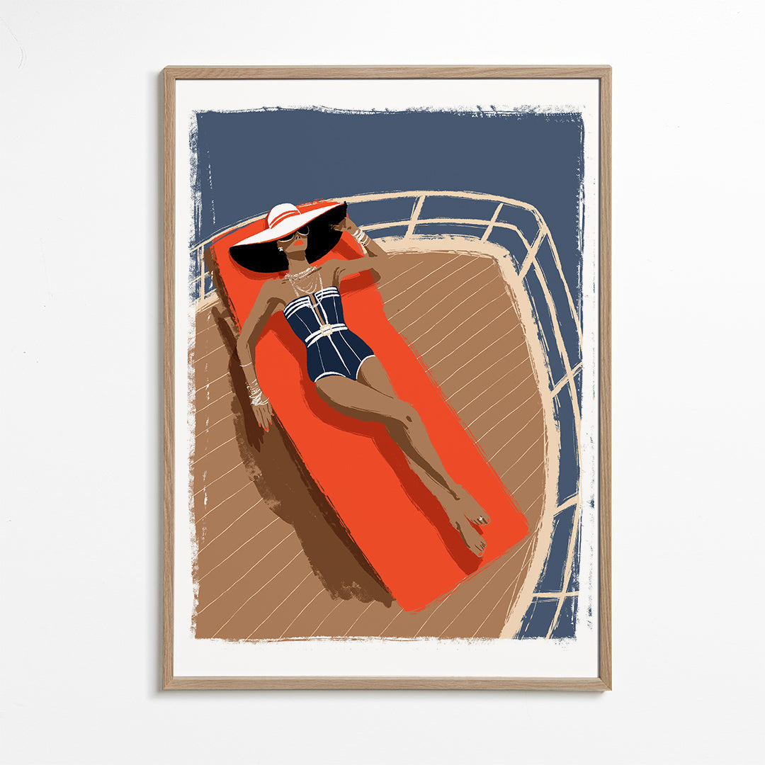 On the yacht