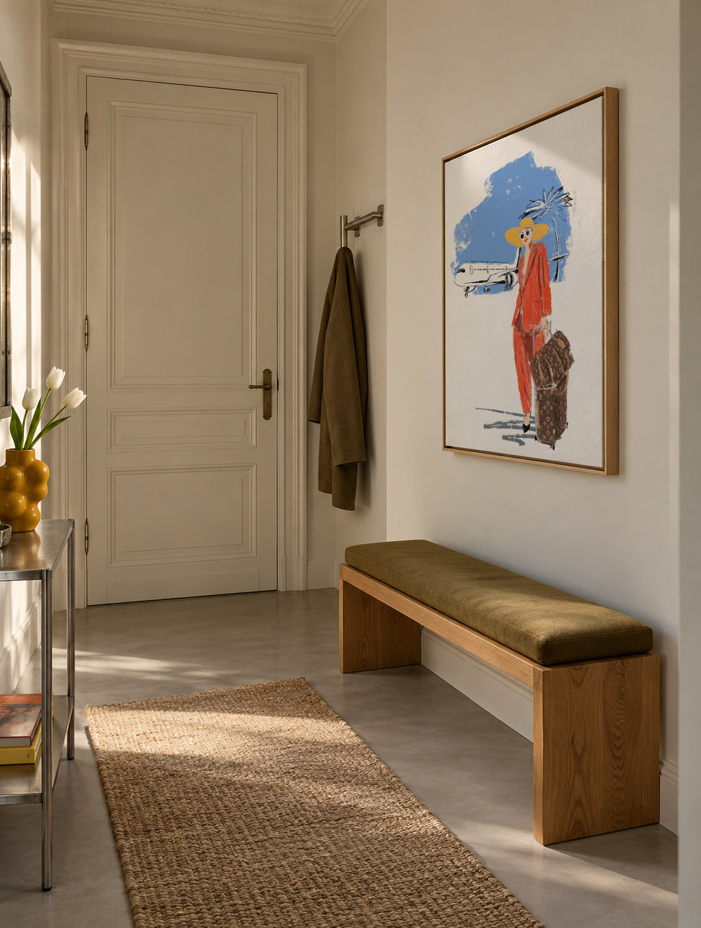 Travel - Framed canvas in an interior