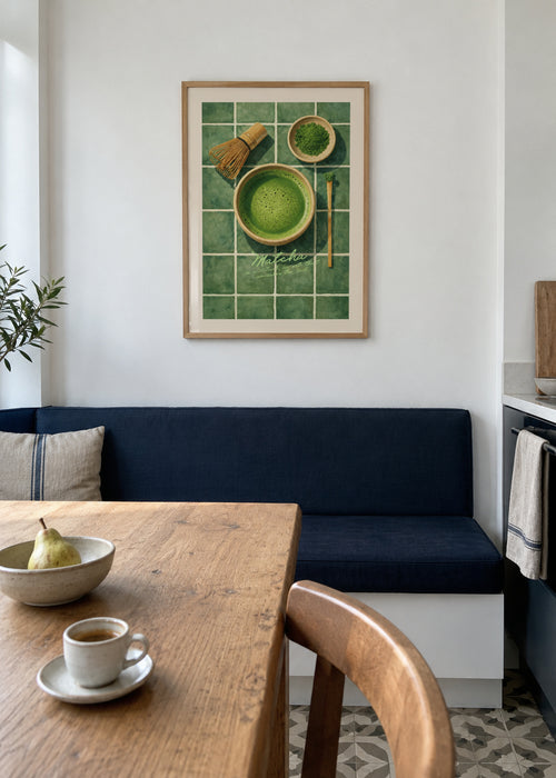 Matcha: the art that nourishes the soul - Framed poster in an interior