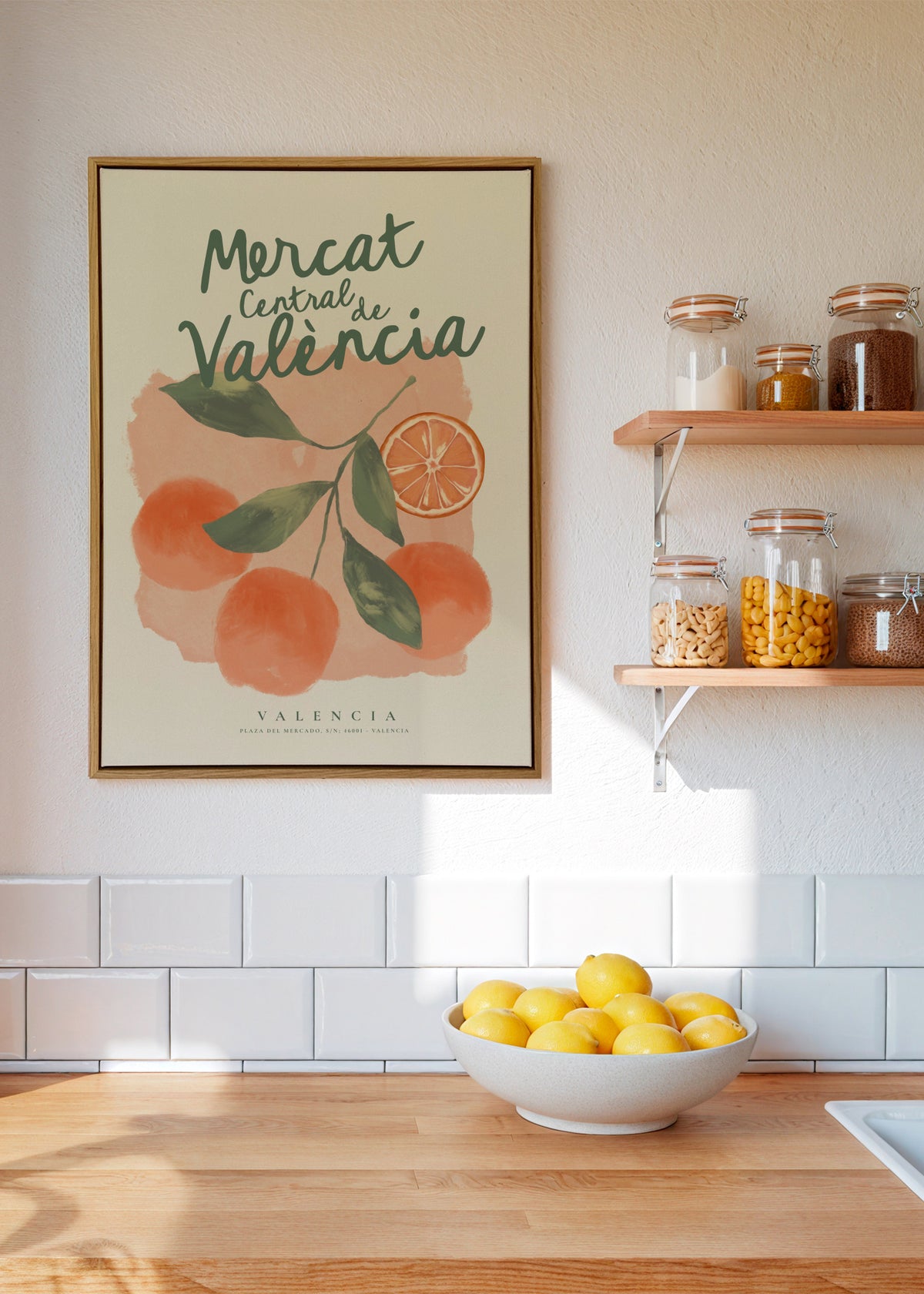 Mercat Central de València - Framed canvas in an interior