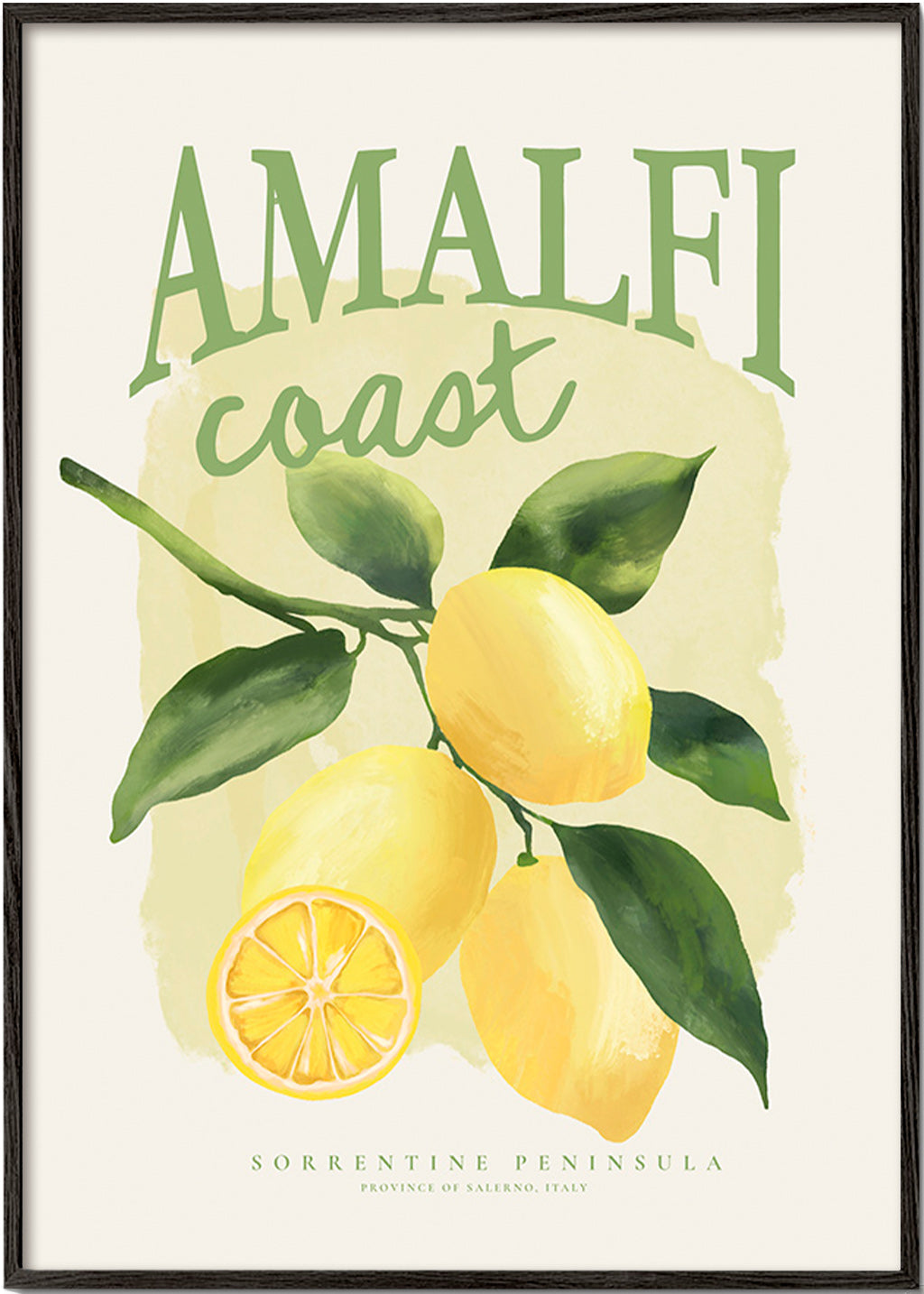 Estampe botanique Amalfi citron