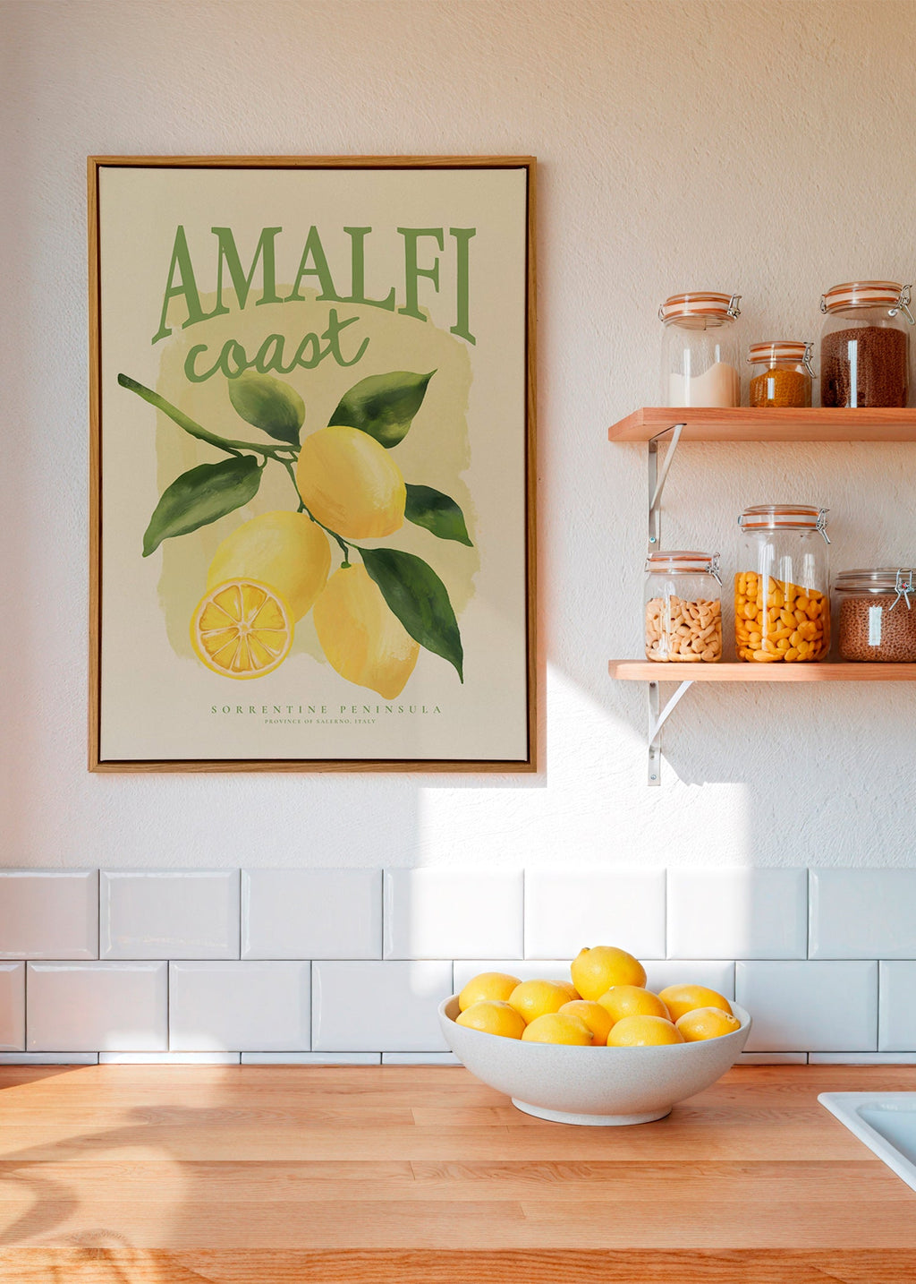 Estampe botanique Amalfi citron