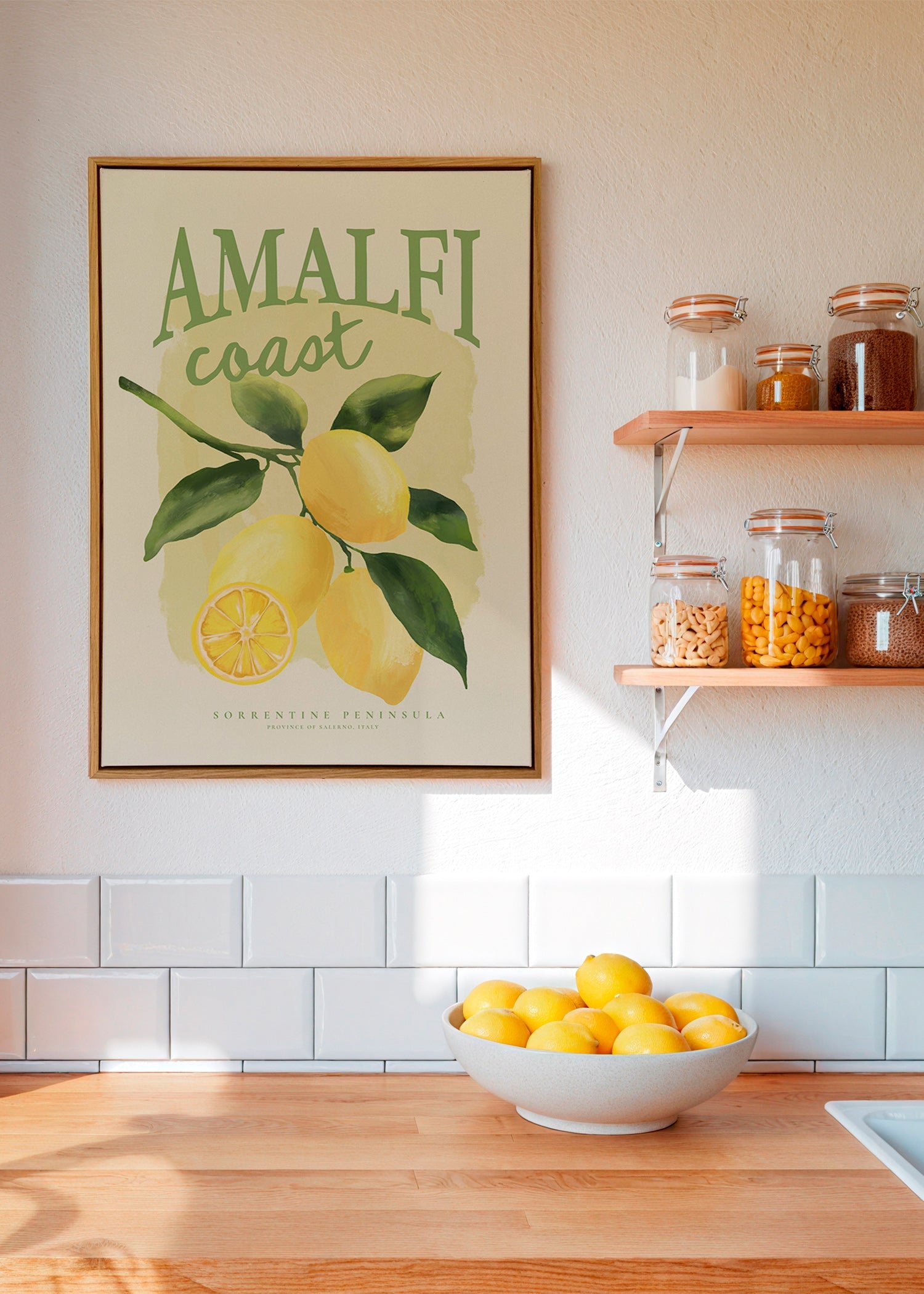 Estampe botanique Amalfi citron