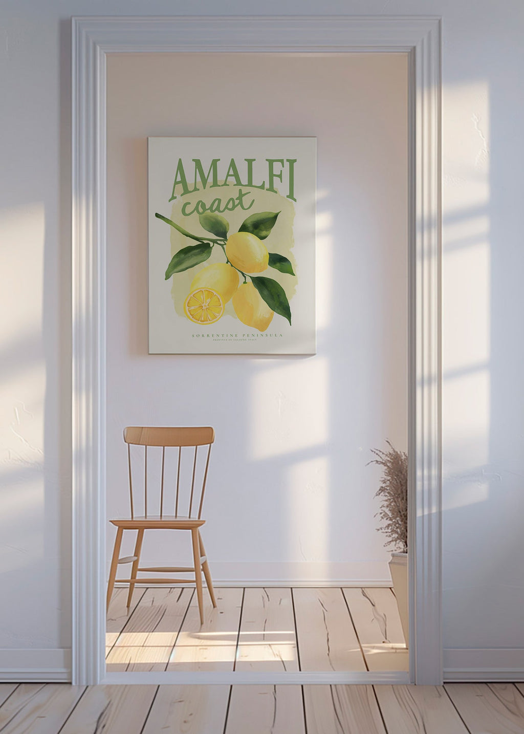 Estampe botanique Amalfi citron