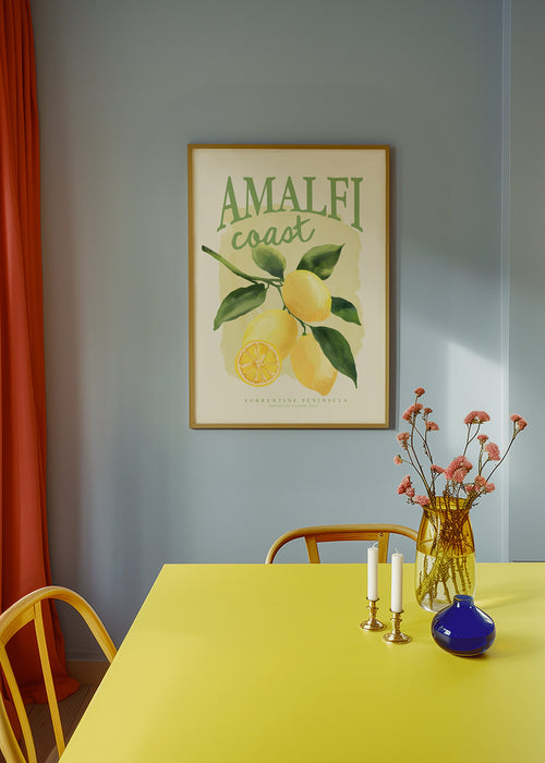 Estampe botanique Amalfi citron