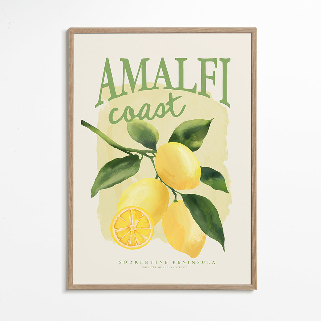 Estampe botanique Amalfi citron