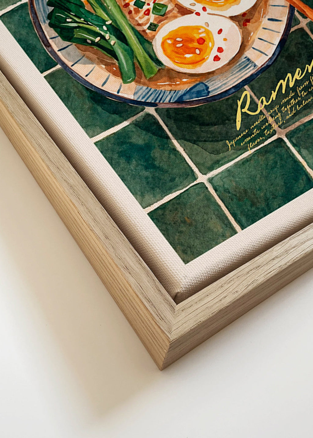 Art de cuisine Ramen en aquarelle