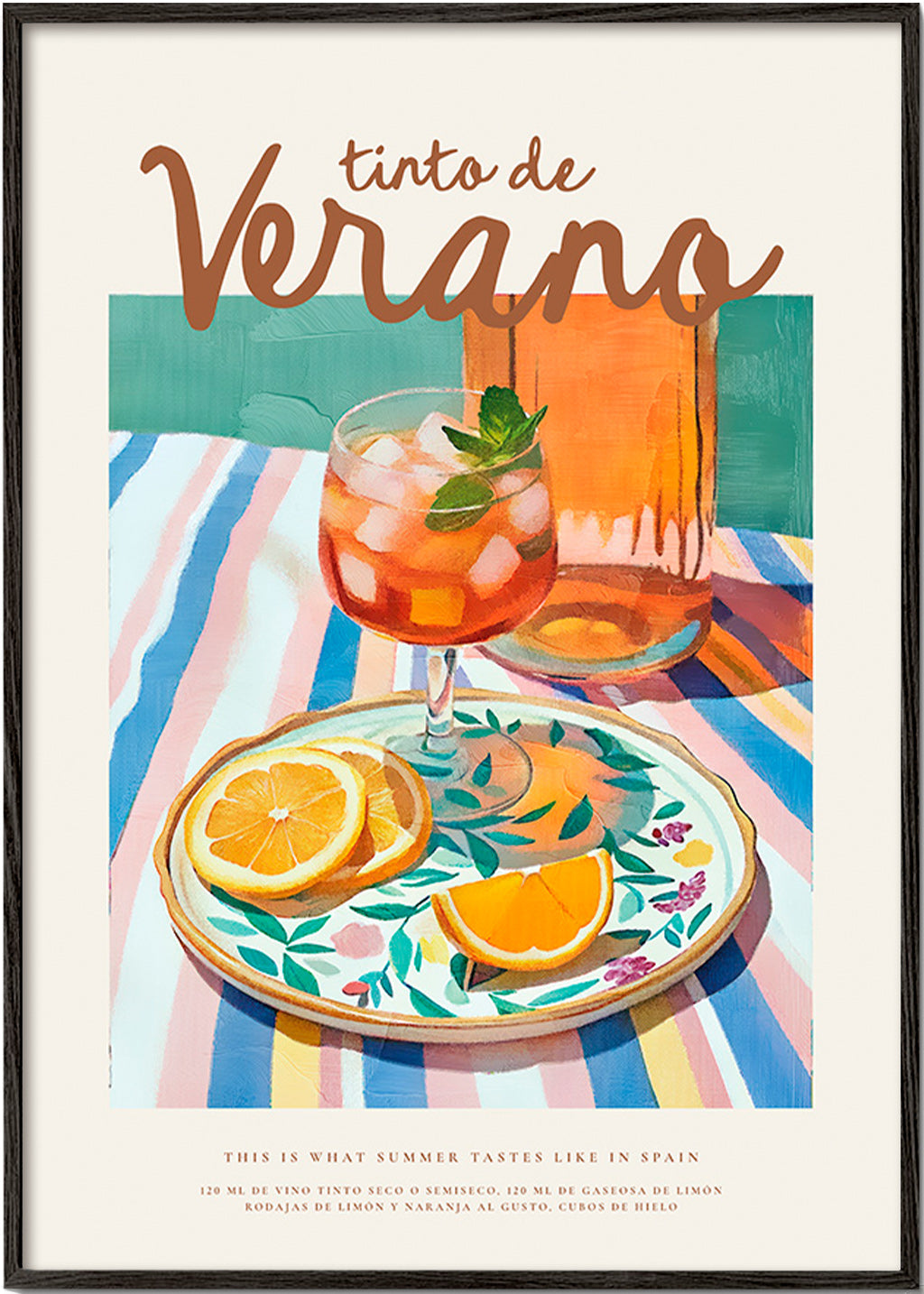 Art de cuisine: tinto d'été aux agrumes