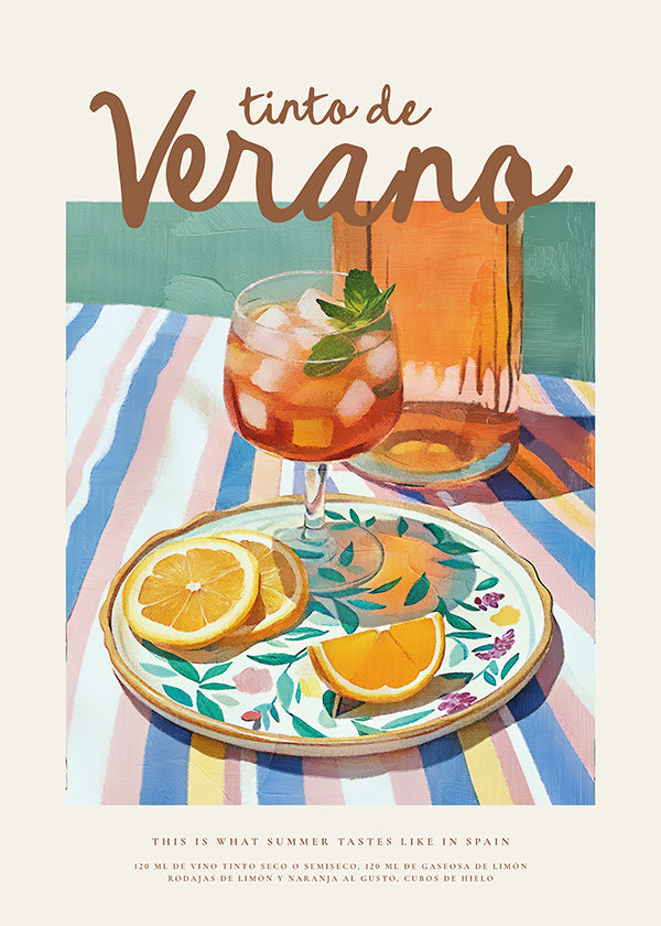 Art de cuisine: tinto d'été aux agrumes